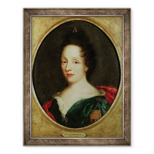 Tablou inramat - Scoala franceza - Portret De Madame Champmesle 1642-98, 70 x 90 cm