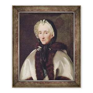 Tablou inramat - Scoala Franceza - Portret De Madame Francoise de Graffigny 1695-1758, 70 x 85 cm