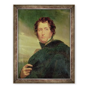 Tablou inramat - Scoala franceza - Portret De Maresalul Jean de Dieu Nicolas Soult 1769-1851 Duce de Dalmatia, 70 x 90 cm