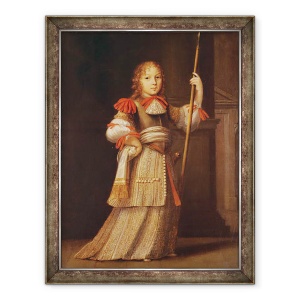 Tablou inramat - Scoala franceza - Portret presupus a fi Louis Auguste de Bourbon 1670-1736 Duce de Maine, 60 x 80 cm
