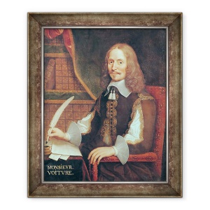 Tablou inramat - Scoala Franceza - Portretul Voiture Vincent 1598-1648, 70 x 85 cm