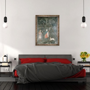 Tablou inramat - Scoala franceza - Un domn Hawking, de la Camera Cerbilor, 60 x 80 cm - Img 3