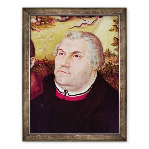 Tablou inramat - Scoala germana - Martin Luther, 70 x 90 cm