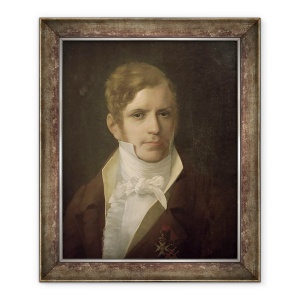Tablou inramat - Scoala Italiana - Portretul lui Gaspare Spontini 1774-1851, 50 x 60 cm