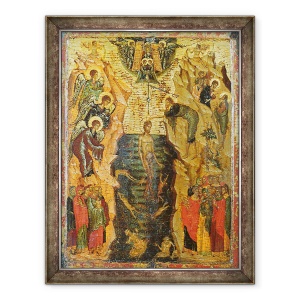 Tablou inramat - Scoala Iugoslava - Botezul lui Hristos, 70 x 90 cm