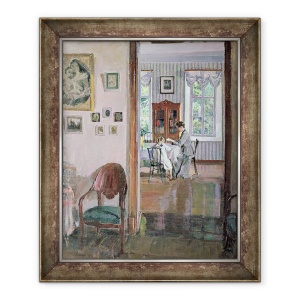 Tablou inramat - Sergei Arsenevich Vinogradov - Interior, 50 x 60 cm