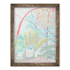 Tablou inramat - Sol Jeong - Palm House, 60 x 80 cm