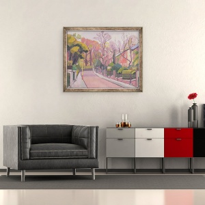 Tablou inramat - Spencer Frederick Gore - Cambrian Road, Richmond, 50 x 60 cm - Img 2
