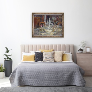 Tablou inramat - Susan Ryder - Lumina soarelui si Candleabra, 60 x 80 cm - Img 3