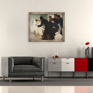 Tablou inramat - Sven Richard Bergh - Sspiritism hipnotic, 50 x 60 cm - Img 2
