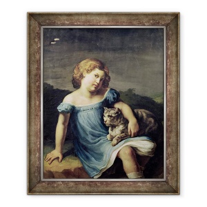 Tablou inramat - Theodore Gericault - Portret De Louise Vernet Ca Un Copil, 50 x 60 cm