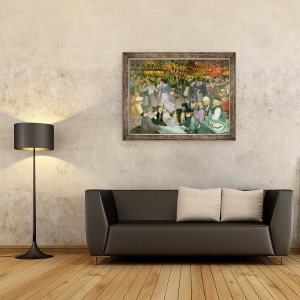 Tablou inramat - Theophile Alexandre Steinlen - Mingea pe 14 Iulie, 70 x 90 cm - Img 2