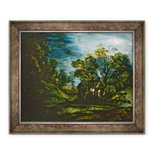 Tablou inramat - Thomas Gainsborough - Cabana in lumina lunii, 50 x 60 cm