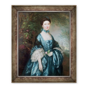 Tablou inramat - Thomas Gainsborough - Domnisoara Theodosia Magill, 50 x 60 cm