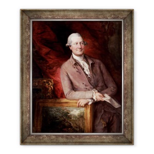 Tablou inramat - Thomas Gainsborough - Portretul lui James Christie 1730-1803, 70 x 85 cm