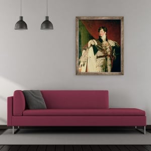 Tablou inramat - Thomas Lawrence - George IV, 50 x 60 cm - Img 2