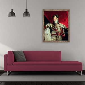 Tablou inramat - Thomas Lawrence - Printul Regent, 50 x 60 cm - Img 2
