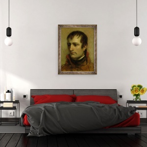 Tablou inramat - Thomas Phillips - Napoleon Bonaparte 1769-1821 Primul consul, 60 x 80 cm - Img 3
