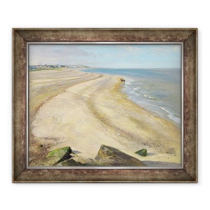 Tablou inramat - Timothy Easton - Curba de plaja spre Southwold, 70 x 85 cm