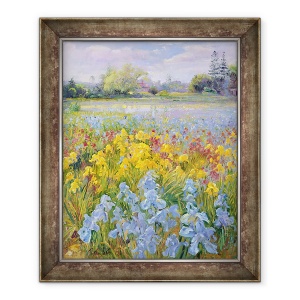Tablou inramat - Timothy Easton - Irisuri, Salcie si Brad, 70 x 85 cm