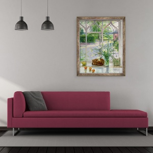 Tablou inramat - Timothy Easton - Irisuri si Pisica Ador, 50 x 60 cm - Img 2