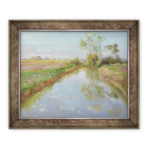Tablou inramat - Timothy Easton - Piscina de peste, 50 x 60 cm