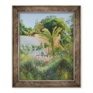Tablou inramat - Timothy Easton - Valurile de albastrea la Heligan, 50 x 60 cm