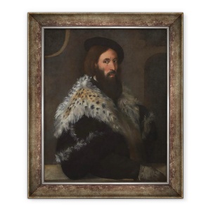 Tablou inramat - Titian - Portret De Girolamo Fracastoro, 50 x 60 cm