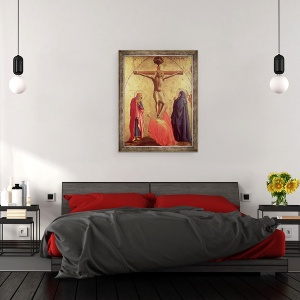 Tablou inramat - Tommaso Masaccio - Crucifixion, 60 x 80 cm - Img 3