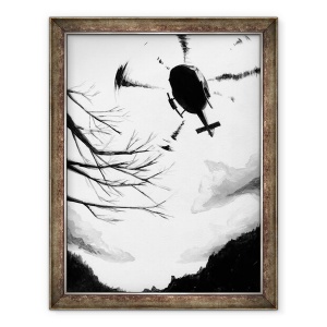 Tablou inramat - Tomoko FURUYA - elicopter, 2014, 70 x 90 cm