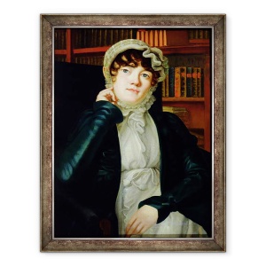 Tablou inramat - Vassily Fyodorovich Binemann - Portret De Karolina Pavlova, 60 x 80 cm