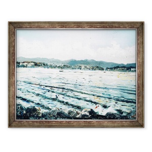 Tablou inramat - Vincent Alexander Booth - Lebada pe lac, 2010, 70 x 90 cm