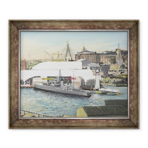 Tablou inramat - Vincent Alexander Booth - Muzeul maritim Sydney, 1998, 50 x 60 cm
