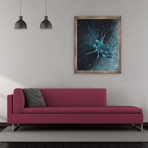Tablou inramat - Vincent Alexander Booth - Semn stea Geminii, 2016, 50 x 60 cm - Img 2