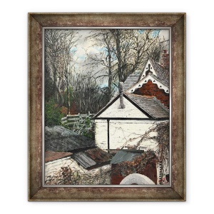 Tablou inramat - Vincent Alexander Booth - Un deal bantuit Mold tara Galilor, 1990, 50 x 60 cm