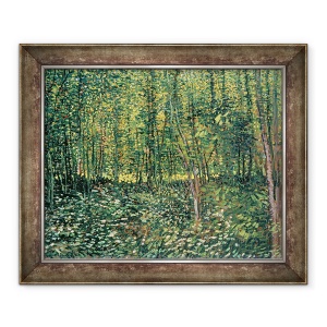 Tablou inramat - Vincent van Gogh - Copaci si subarbore, 70 x 85 cm