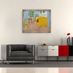Tablou inramat - Vincent van Gogh - Dormitorul I, 70 x 85 cm - Img 2