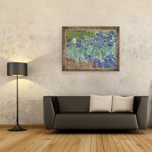 Tablou inramat - Vincent van Gogh - Irisi I, 70 x 90 cm - Img 2