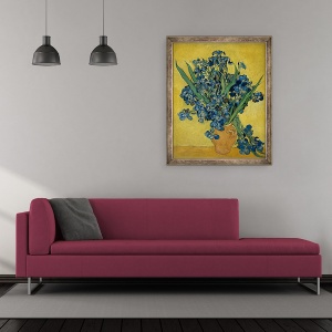Tablou inramat - Vincent van Gogh - Irisi II, 70 x 85 cm - Img 2