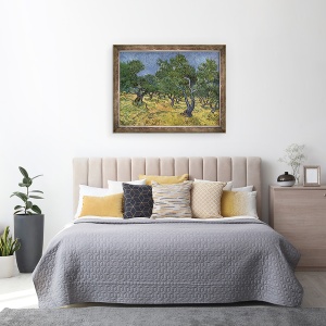 Tablou inramat - Vincent van Gogh - Livada de maslini mijlocul lunii iunie, 60 x 80 cm - Img 3