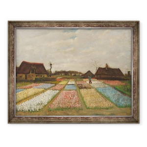 Tablou inramat - Vincent van Gogh - Paturi de flori in Olanda, 70 x 90 cm