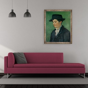 Tablou inramat - Vincent van Gogh - Portretul lui Armand Roulin II, 50 x 60 cm - Img 2