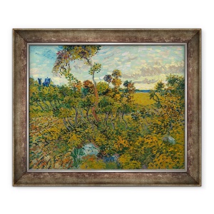 Tablou inramat - Vincent van Gogh - Sunset at Montmajour, 50 x 60 cm