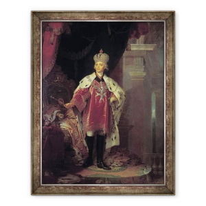 Tablou inramat - Vladimir Lukich Borovikovsky - Portretul lui Paul I, 60 x 80 cm