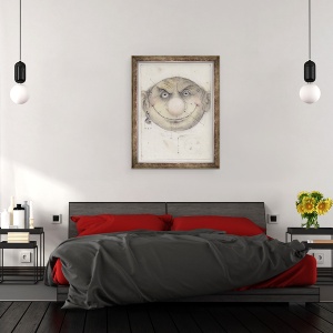 Tablou inramat - Wayne Anderson - Portretul unui Spiridus, 1999, 70 x 90 cm - Img 3