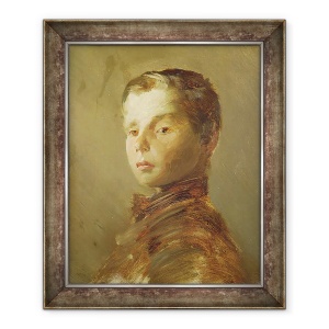 Tablou inramat - Wilhelm Busch - Poza unui baiat, 50 x 60 cm