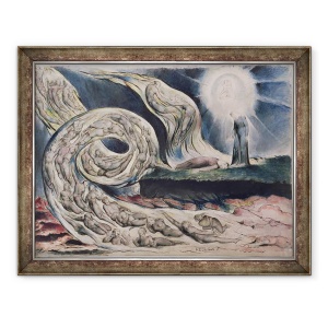 Tablou inramat - William Blake - Cercul desfranatului Vartejul indragostitilor 1824, 70 x 90 cm