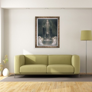 Tablou inramat - William Blake - Maria Magdalena la Mormant, 60 x 80 cm - Img 3