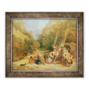 Tablou inramat - William Frederick Witherington - Citirea scrisorii, 50 x 60 cm
