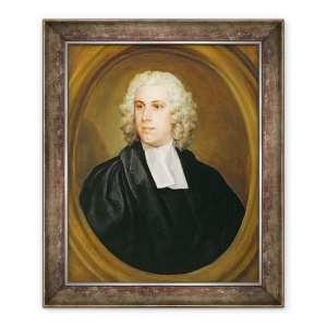 Tablou inramat - William Hogarth - John Lloyd, preot al Sf. Mildred, Broad Street, 70 x 85 cm